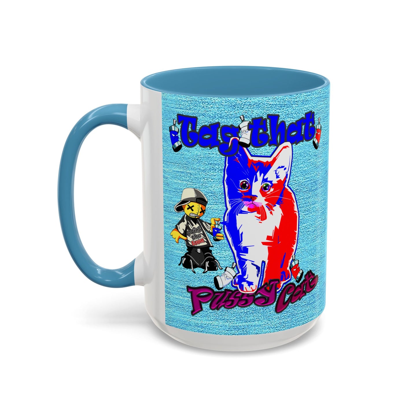 tag that - Accent Mug (faded blue)
