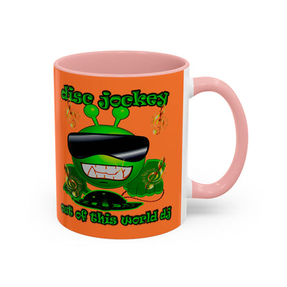 disc jockey - Accent Mug (crusta)