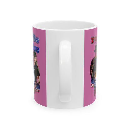 rw&b lives matter - White Mug (light pink)