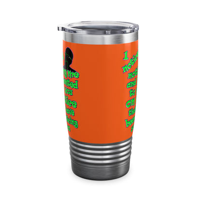 noticed you noticing - Ringneck Tumbler, 20oz (orange)