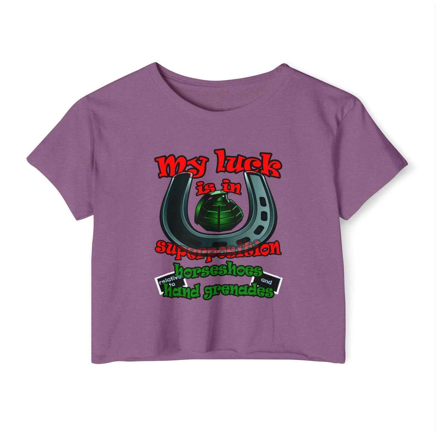 my luck - Women's Festival Crop Top