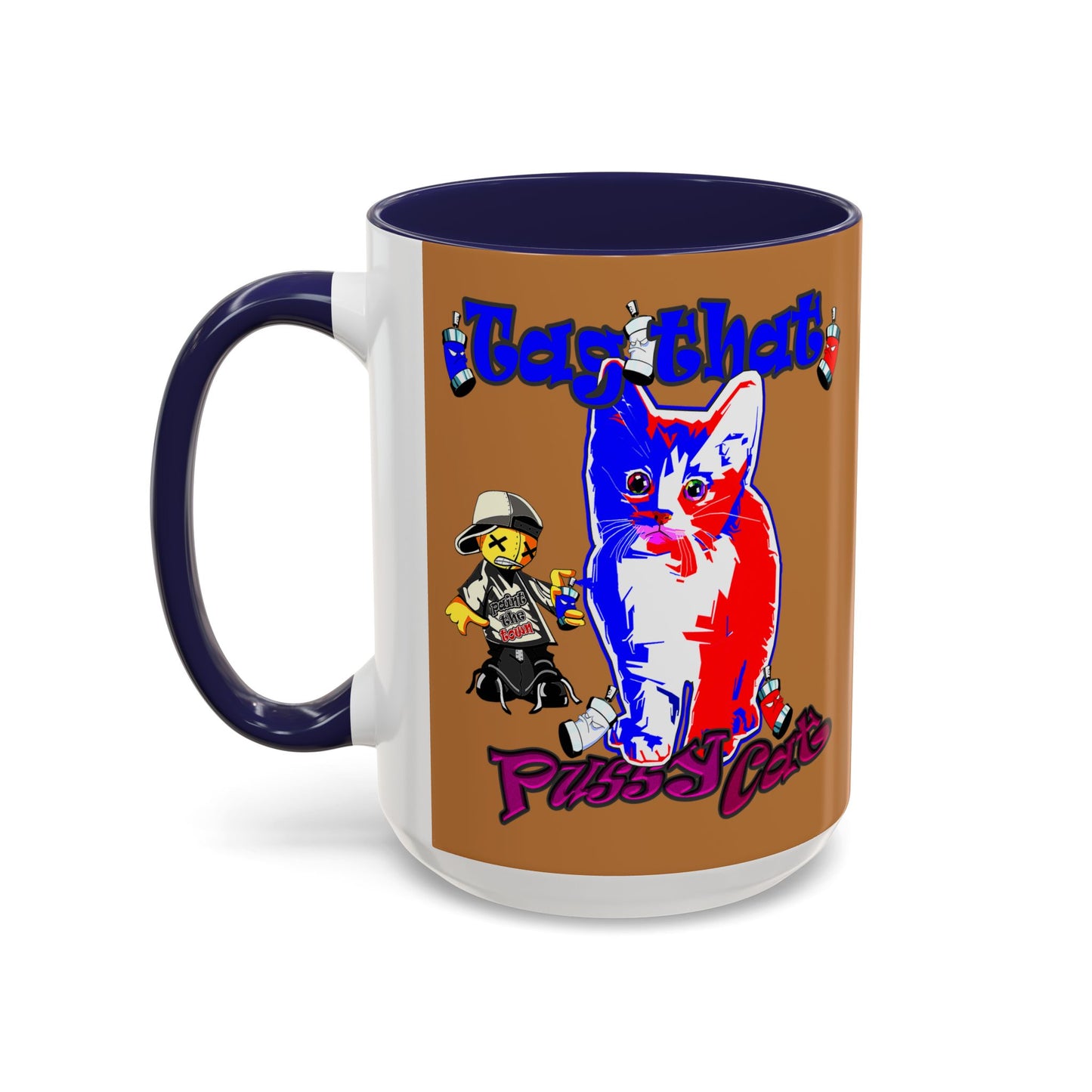 tag that - Accent Mug (light brown)