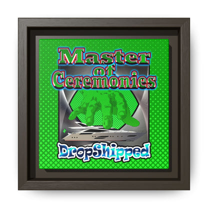 logo - framed canvas art (logo green)