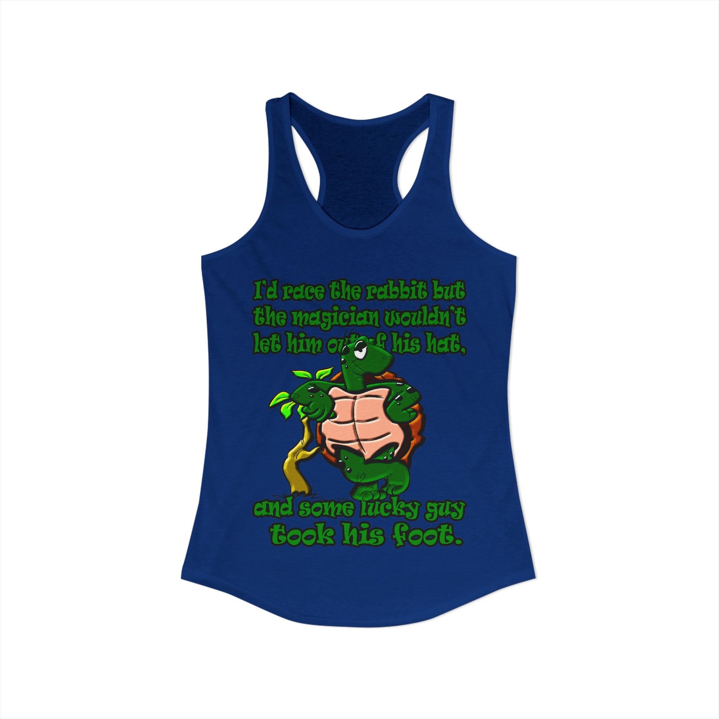 turtle race - Women's Ideal Racerback Tank