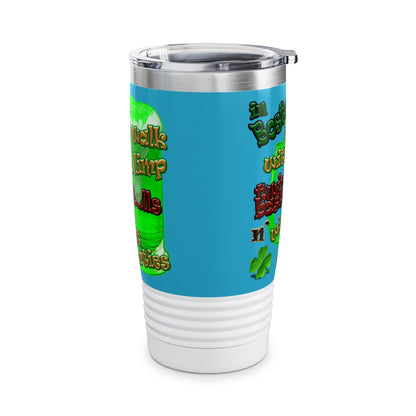 celtics logo - Ringneck Tumbler, 20oz (turquoise)