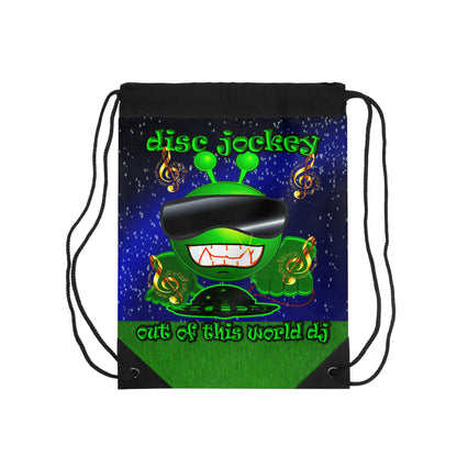 disc jockey - Drawstring Bag ('snoops' background)