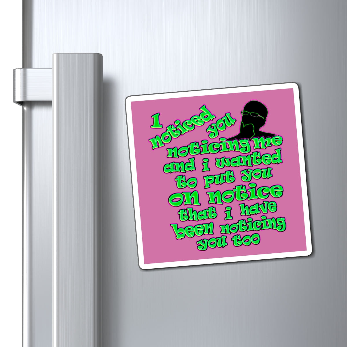 noticed you noticing - Magnets - (light pink)