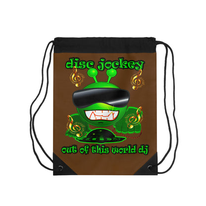 disc jockey - Drawstring Bag (brown)