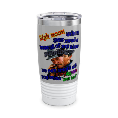 high noon - Ringneck Tumbler, 20oz (light grey)