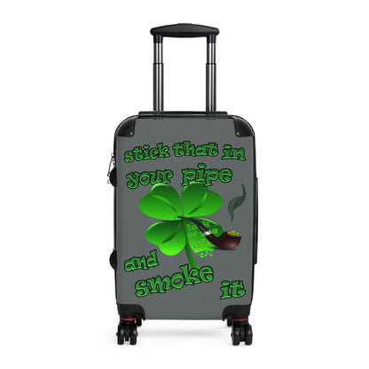 stick that in your pipe and smoke it - Suitcase (dark grey)