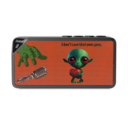 I don't care that your grey - Jabba Bluetooth Speaker (orange)