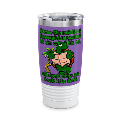 turtle race - Ringneck Tumbler, 20oz (light purple)