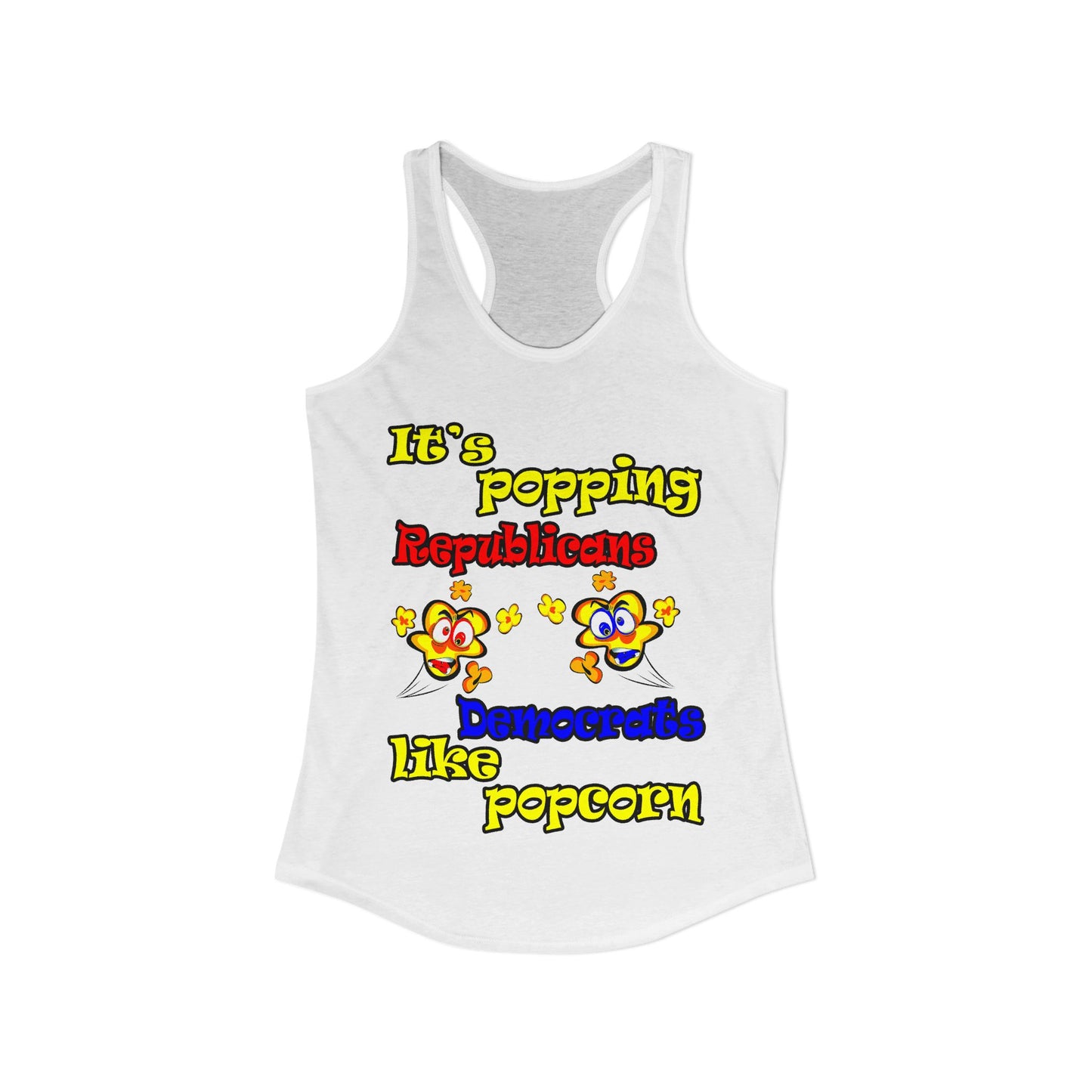 popping like popcorn - Women's Ideal Racerback Tank