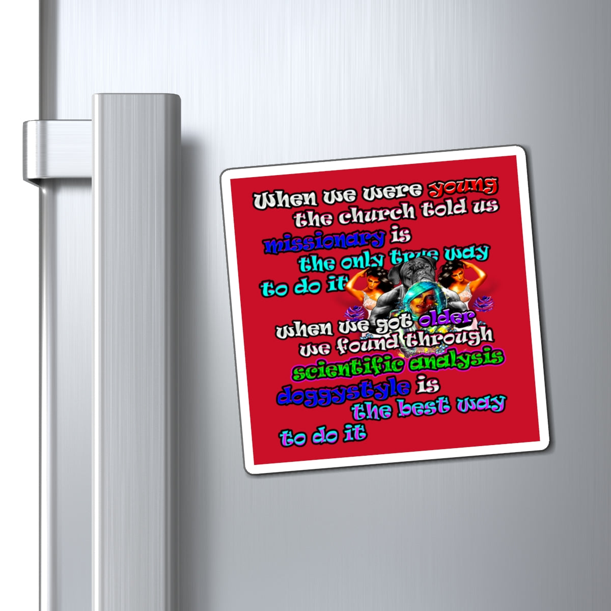 doggystyle - Magnets - (dark red)