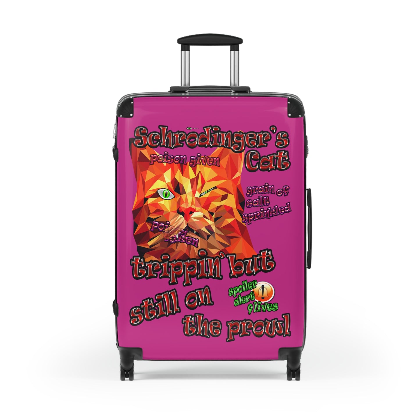 schrodinger's cat - Suitcase (pink)