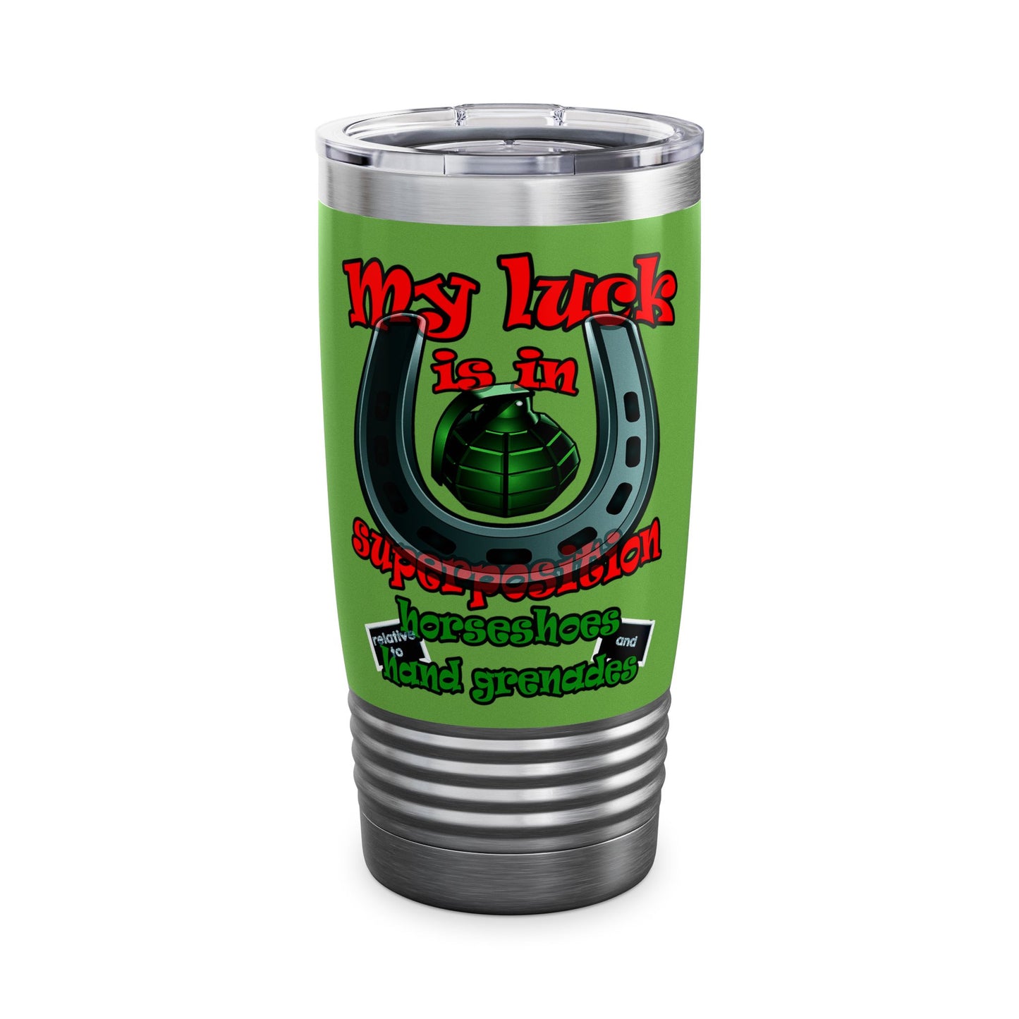 my luck - Ringneck Tumbler, 20oz (green)