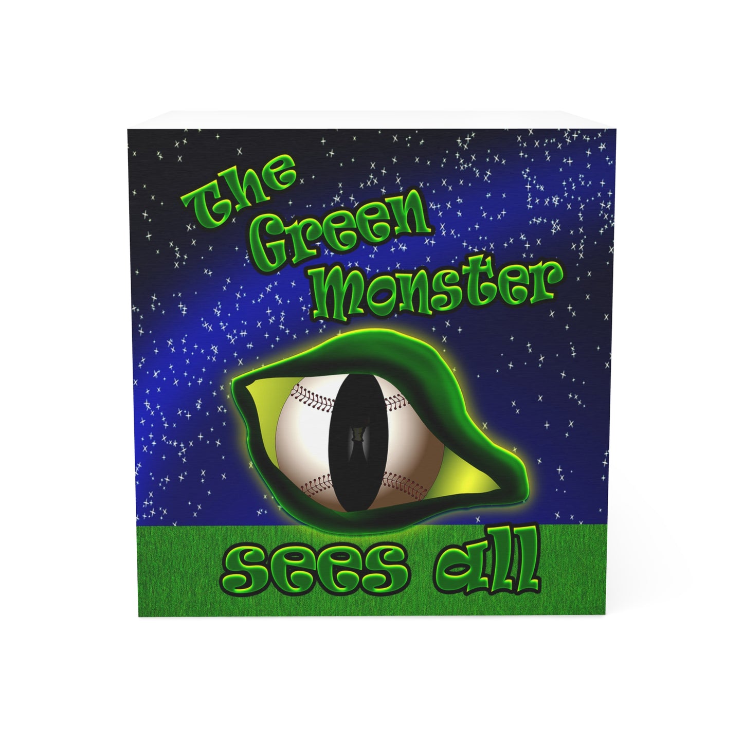 green monster - note cube ('snoops' background)