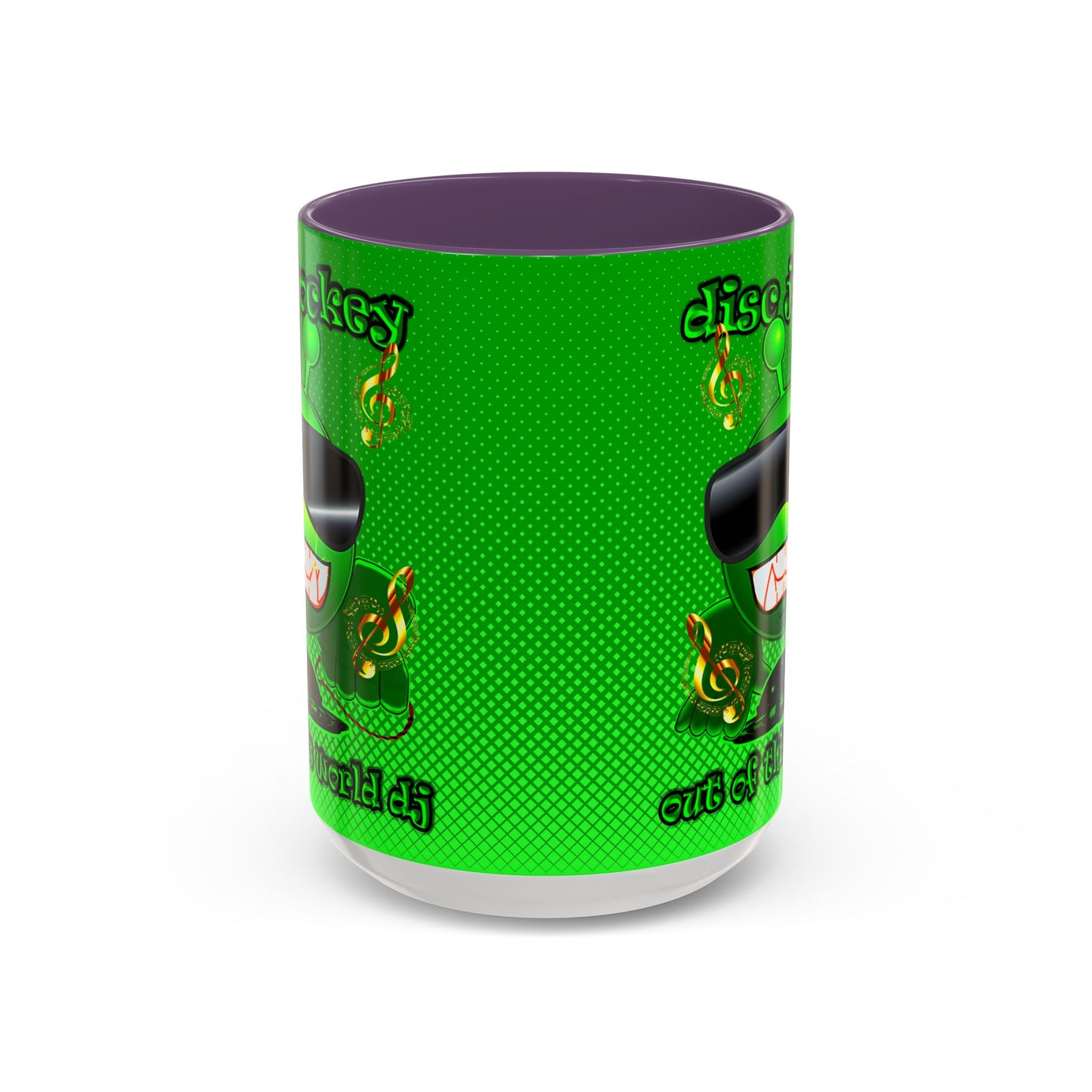 disc jockey - Accent Mug (logo green)