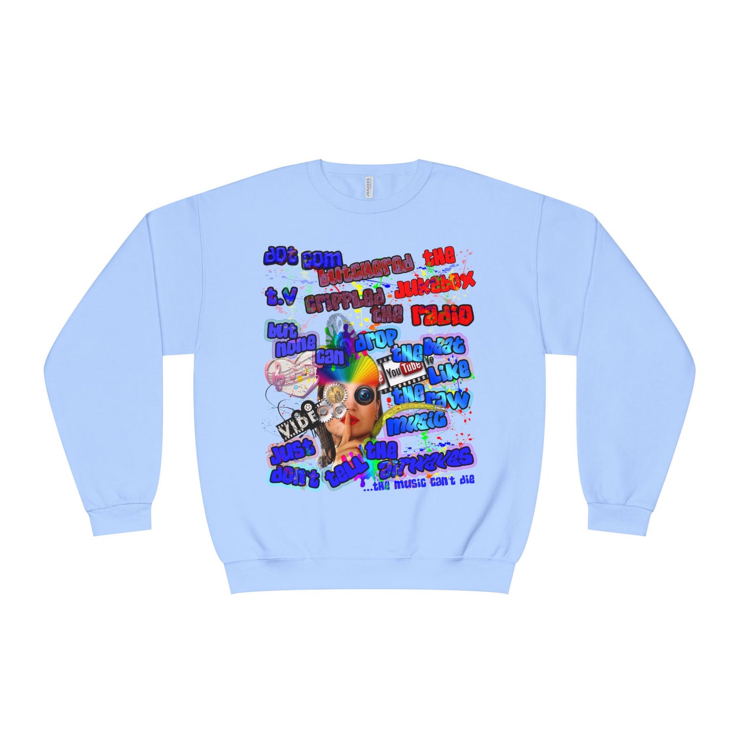 drop the beat - Unisex NuBlend® Crewneck Sweatshirt