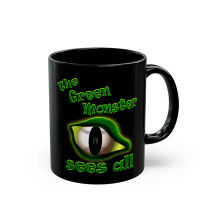 green monster - Black Mug (black)