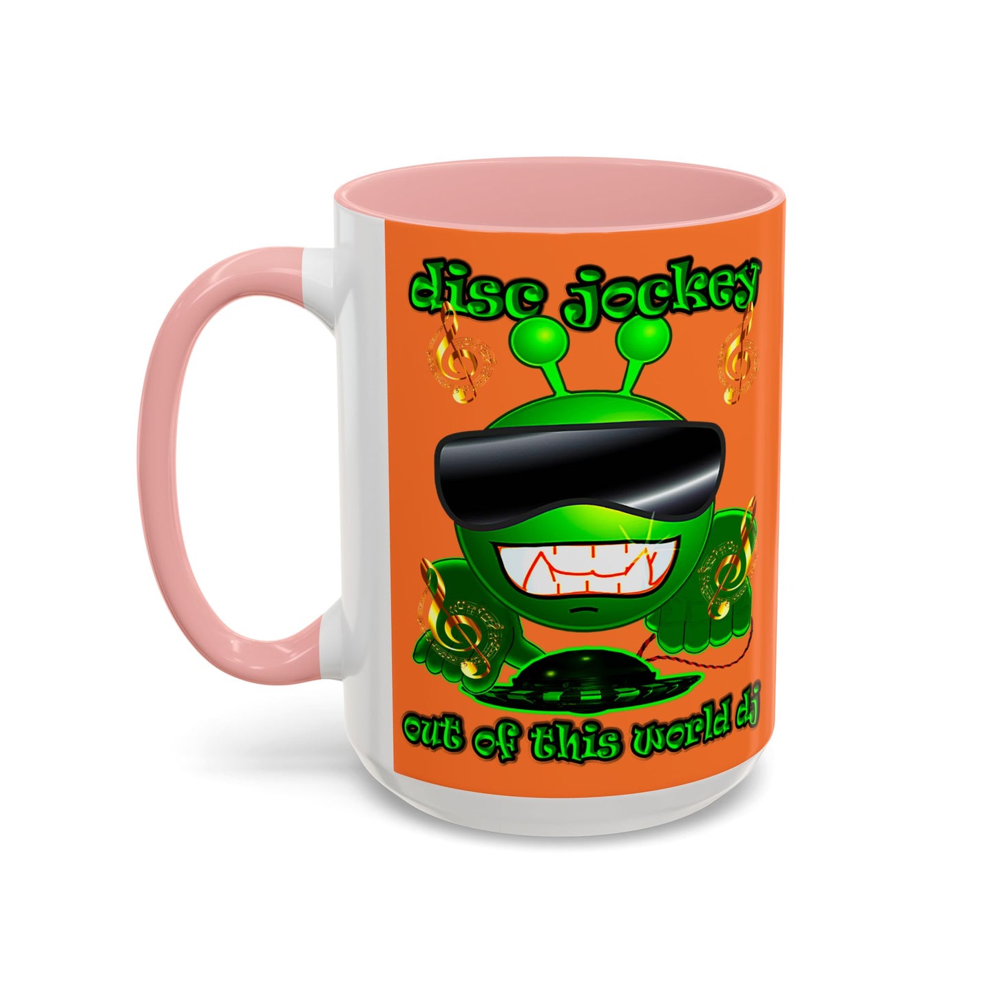 disc jockey - Accent Mug (crusta)