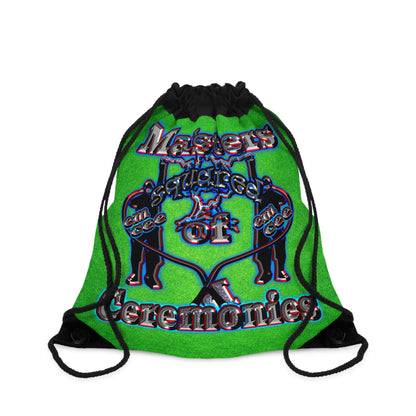em cee squared - Drawstring Bag (green turf)