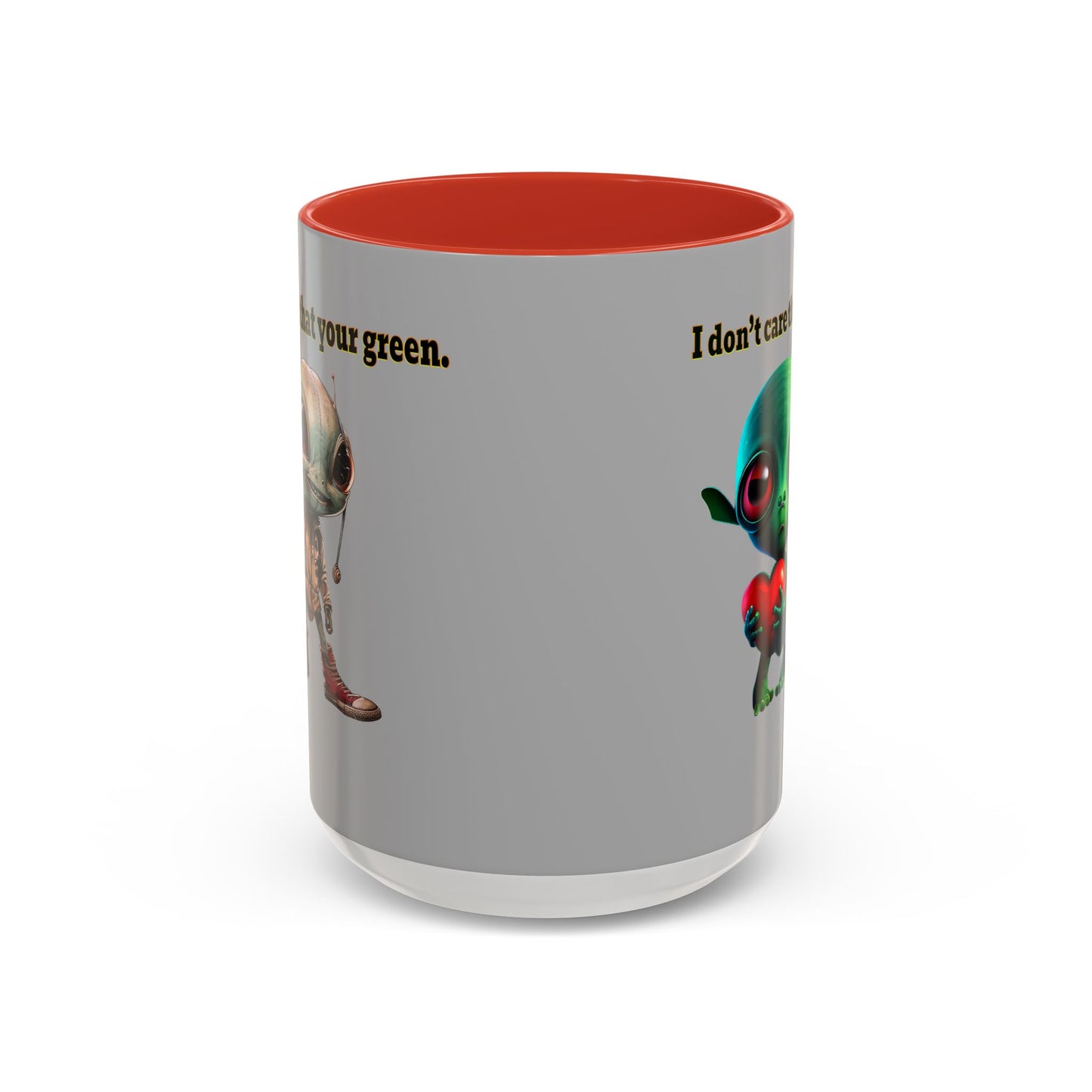 I don't care that your grey - Accent Mug (light grey)