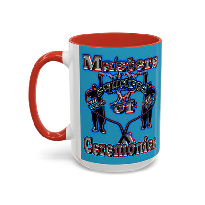 em cee squared - Accent Mug (turquoise)