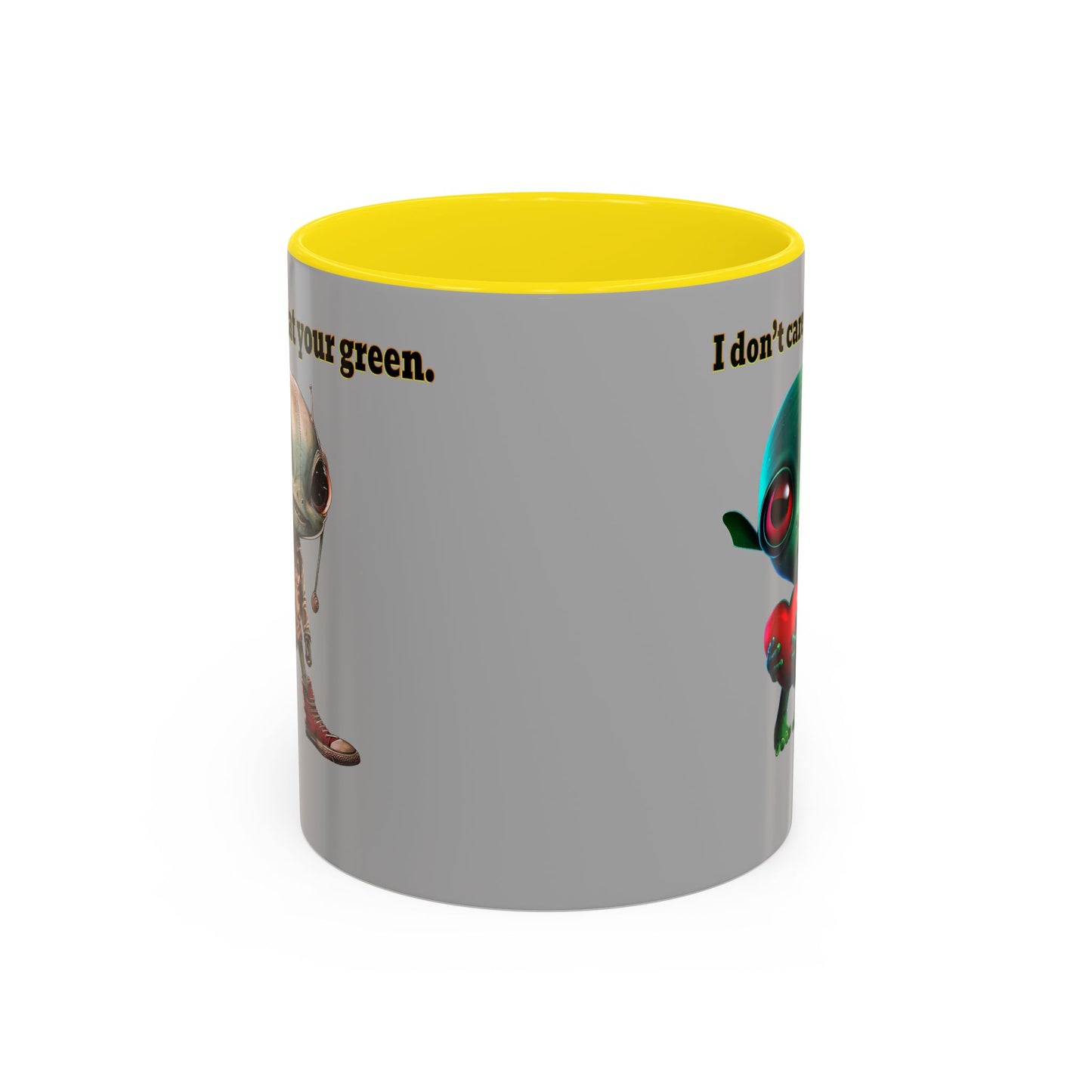 I don't care that your grey - Accent Mug (light grey)