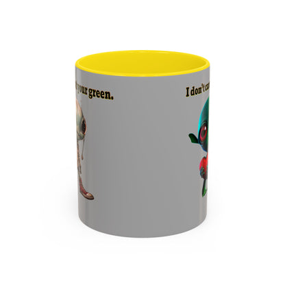 I don't care that your grey - Accent Mug (light grey)
