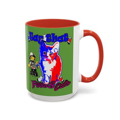 tag that - Accent Mug (green)