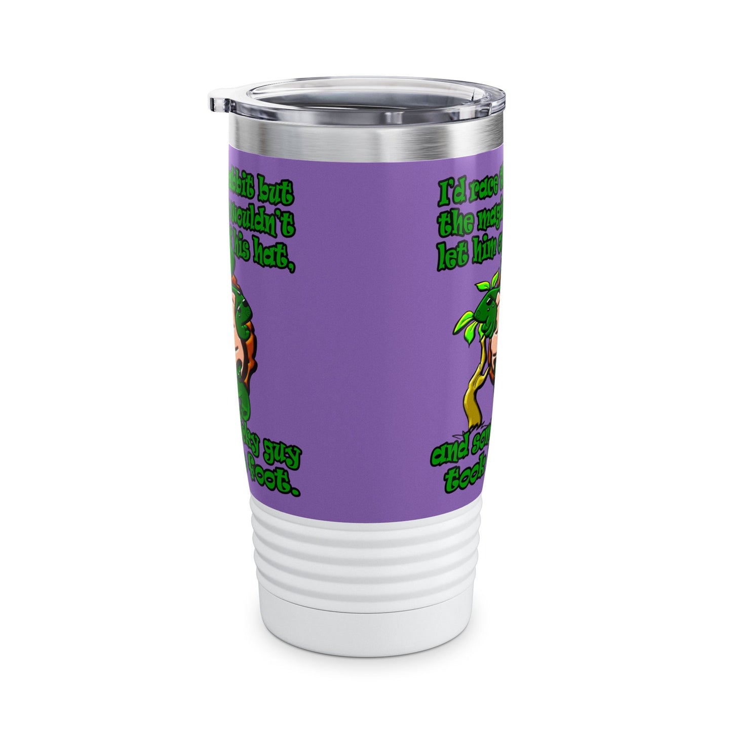 turtle race - Ringneck Tumbler, 20oz (light purple)