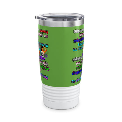 doggystyle - Ringneck Tumbler, 20oz (green)