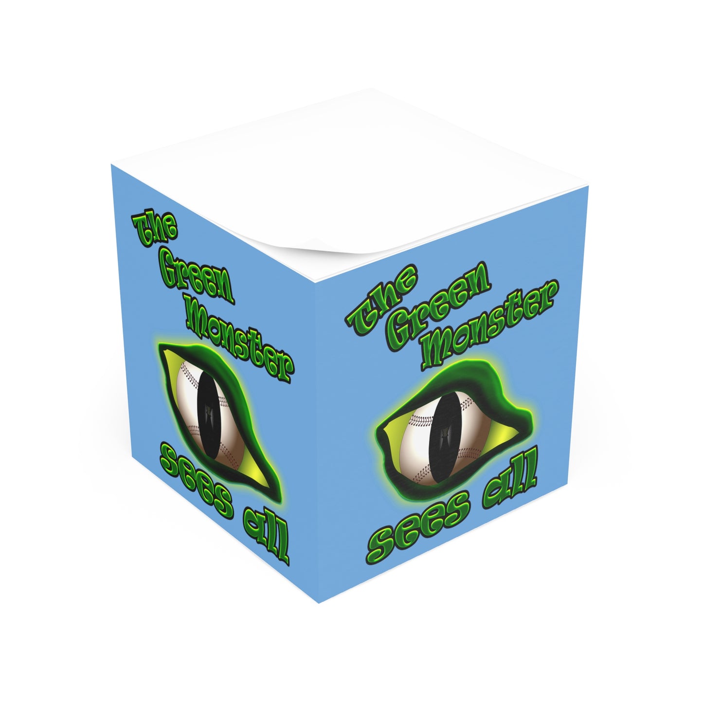green monster - note cube (light blue)