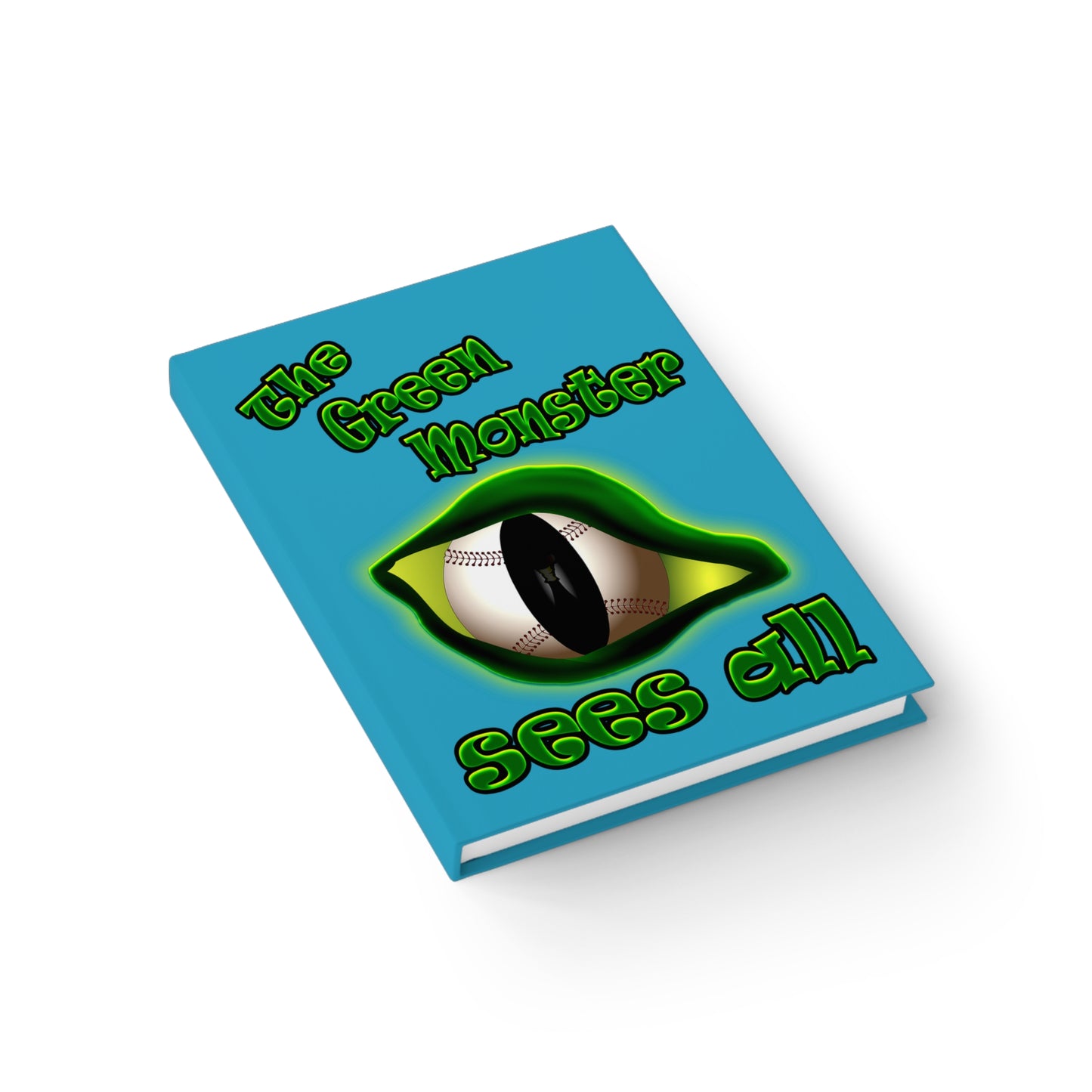 green monster - journal-lined (turquoise)