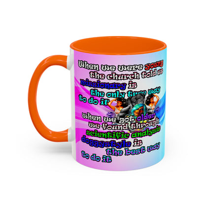 doggystyle - Accent Mug (light blue-pink wave)