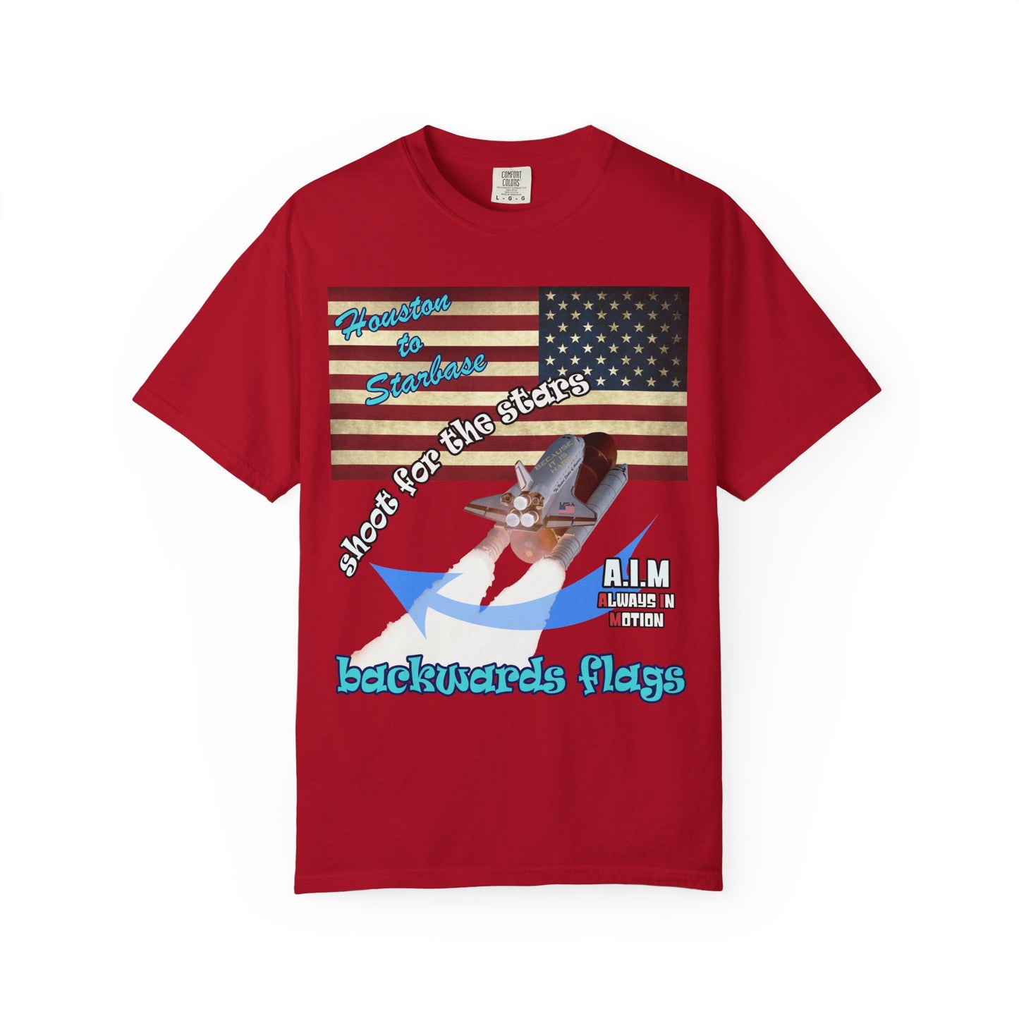 shoot for the stars - Unisex Garment-Dyed T-shirt
