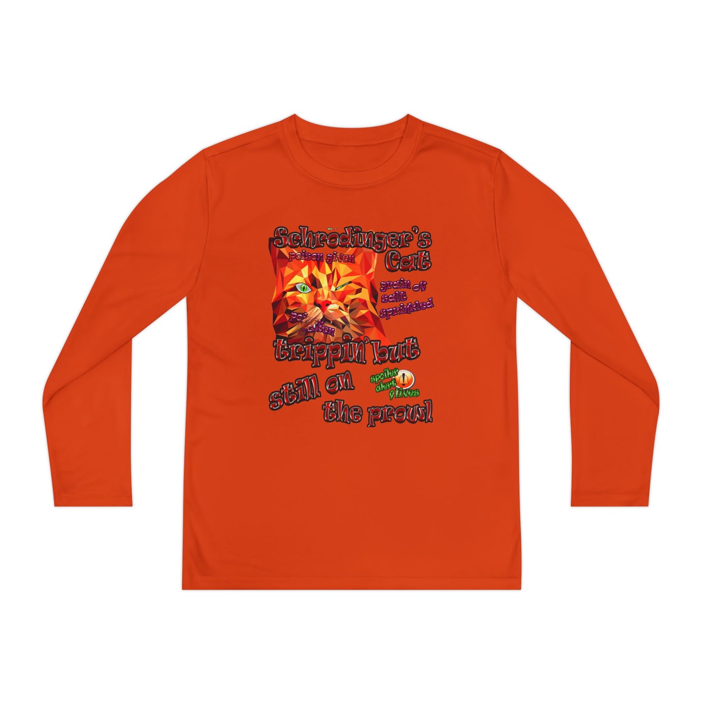 schrodinger's cat - Youth Long Sleeve Competitor Tee