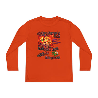 schrodinger's cat - Youth Long Sleeve Competitor Tee