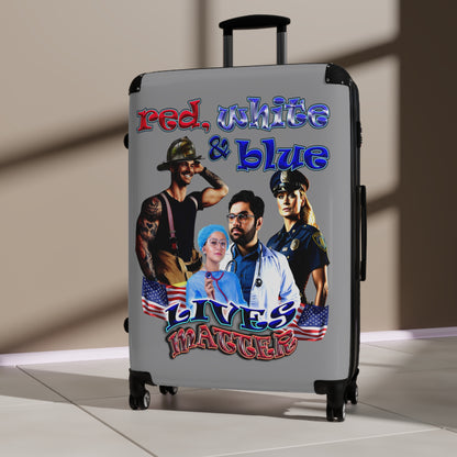 rw&b lives matter - Suitcase (grey)