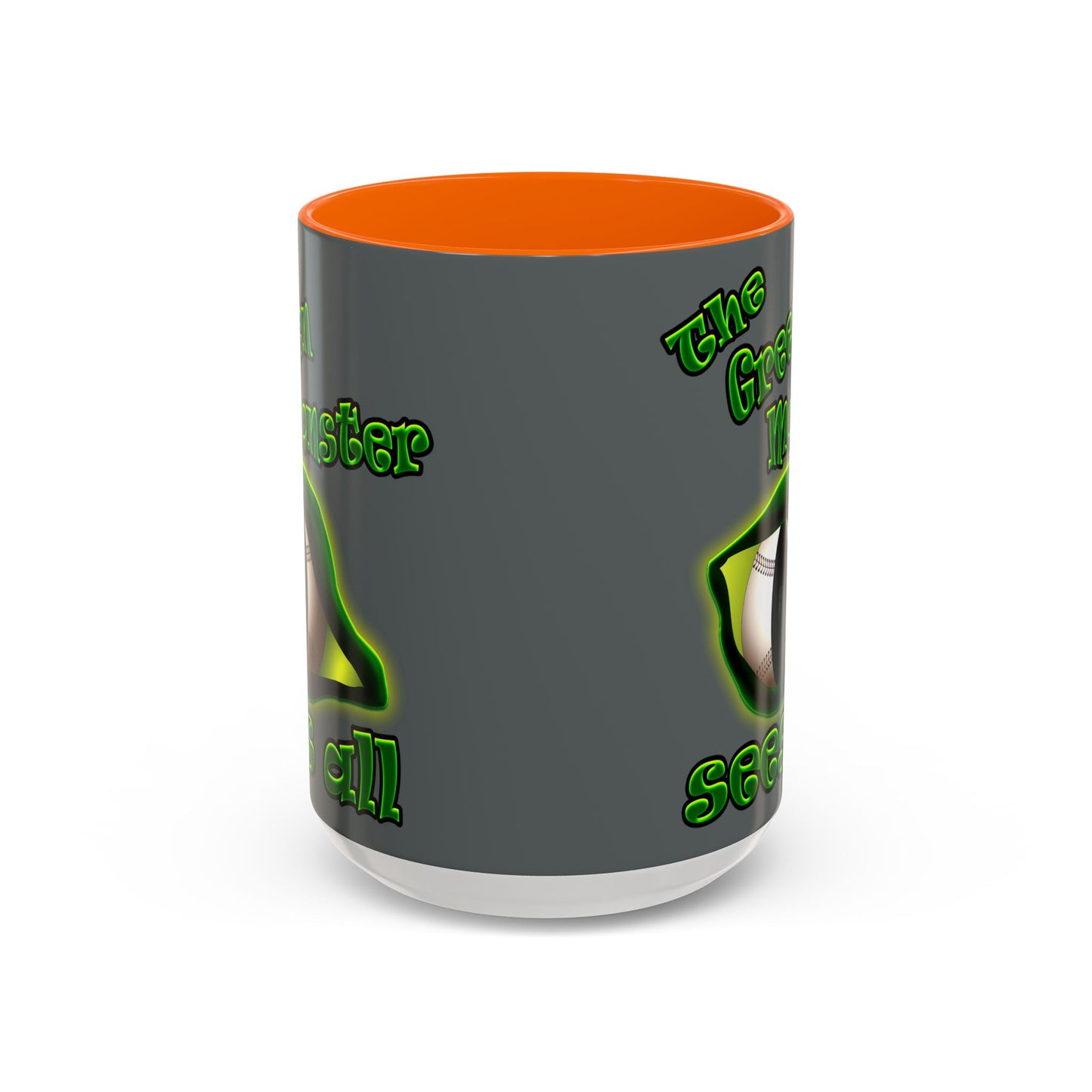 green monster - Accent Mug (dark grey)