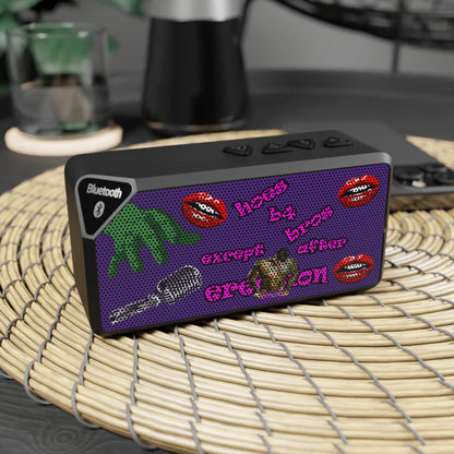 hoes b4 bros - Jabba Bluetooth Speaker (purple)