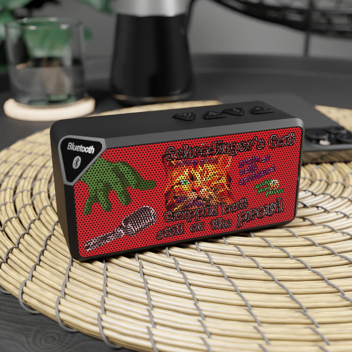 schrodinger's cat - Jabba Bluetooth Speaker (red)