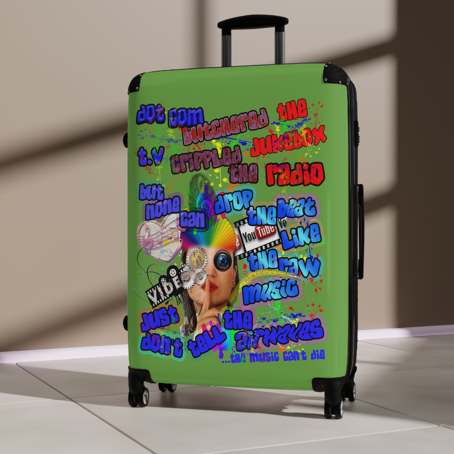 drop the beat - Suitcase (green)