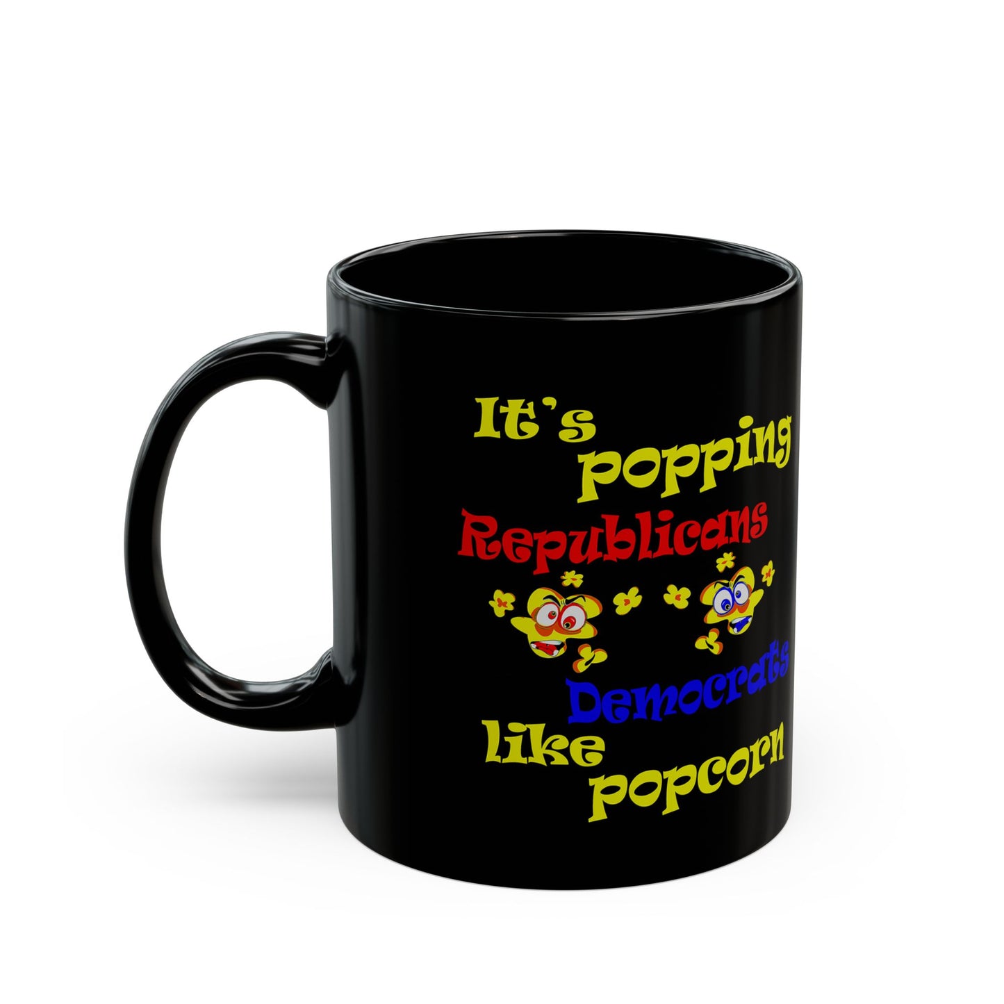 popping like popcorn - Black Mug (black)