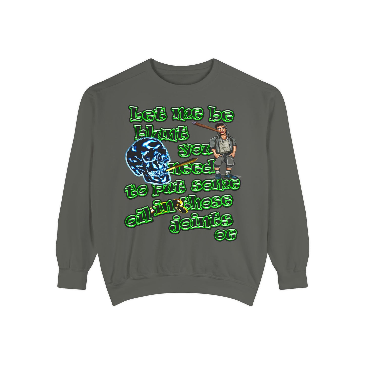 og - Unisex Garment-Dyed Sweatshirt