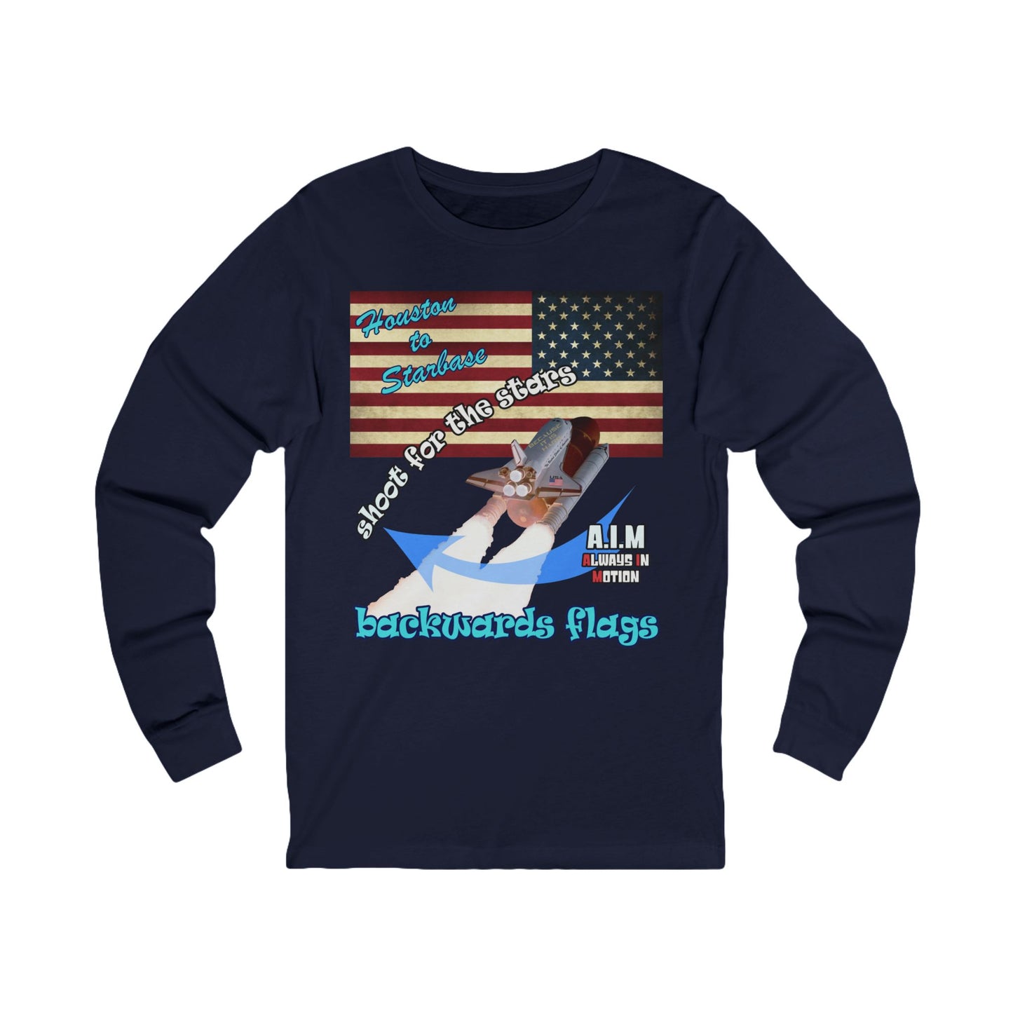 shoot for the stars - Unisex Jersey Long Sleeve Tee