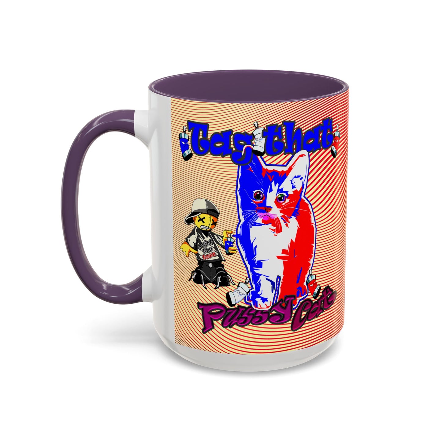 tag that - Accent Mug (yellow-orange wave)