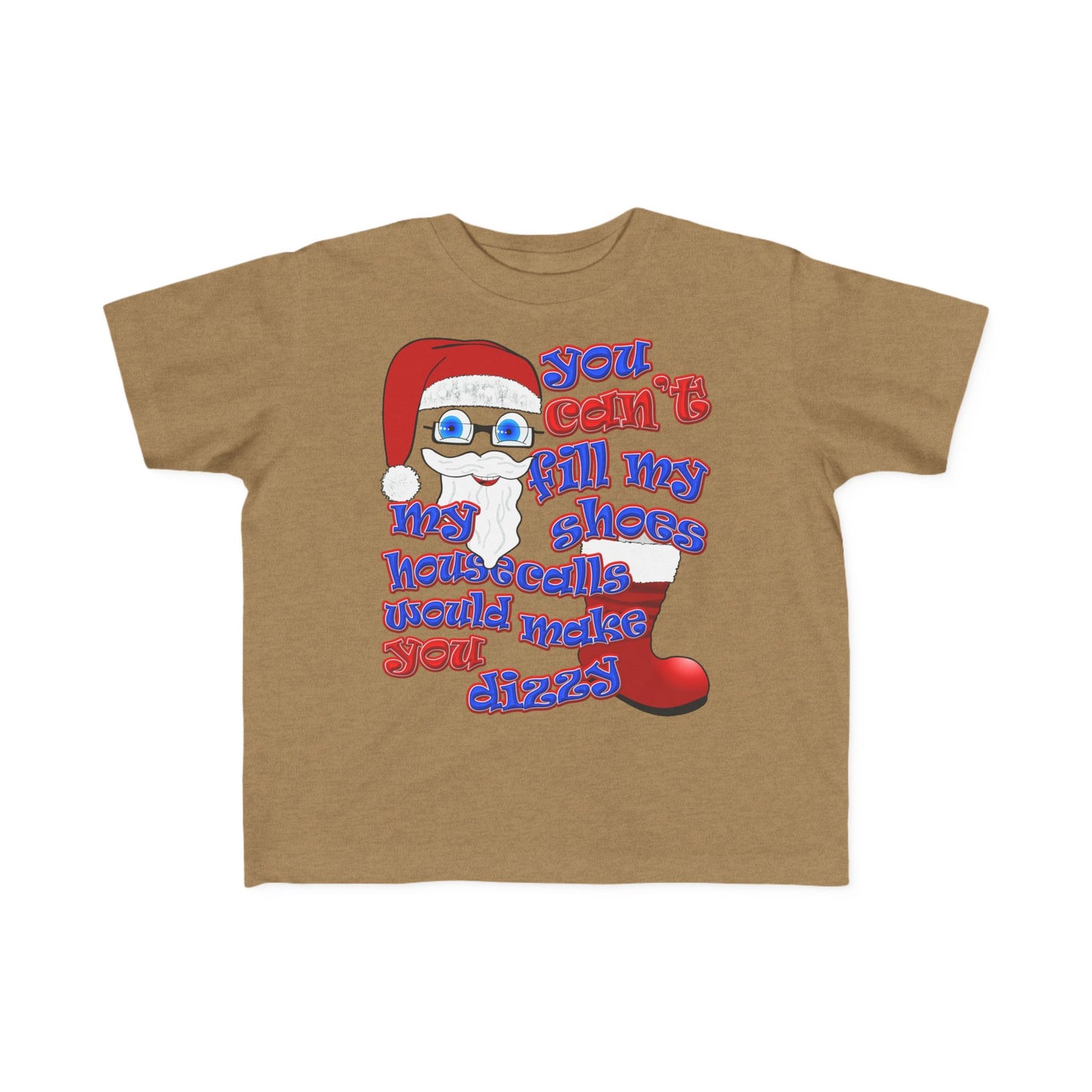 santa's shoes - Toddler's Fine Jersey Tee