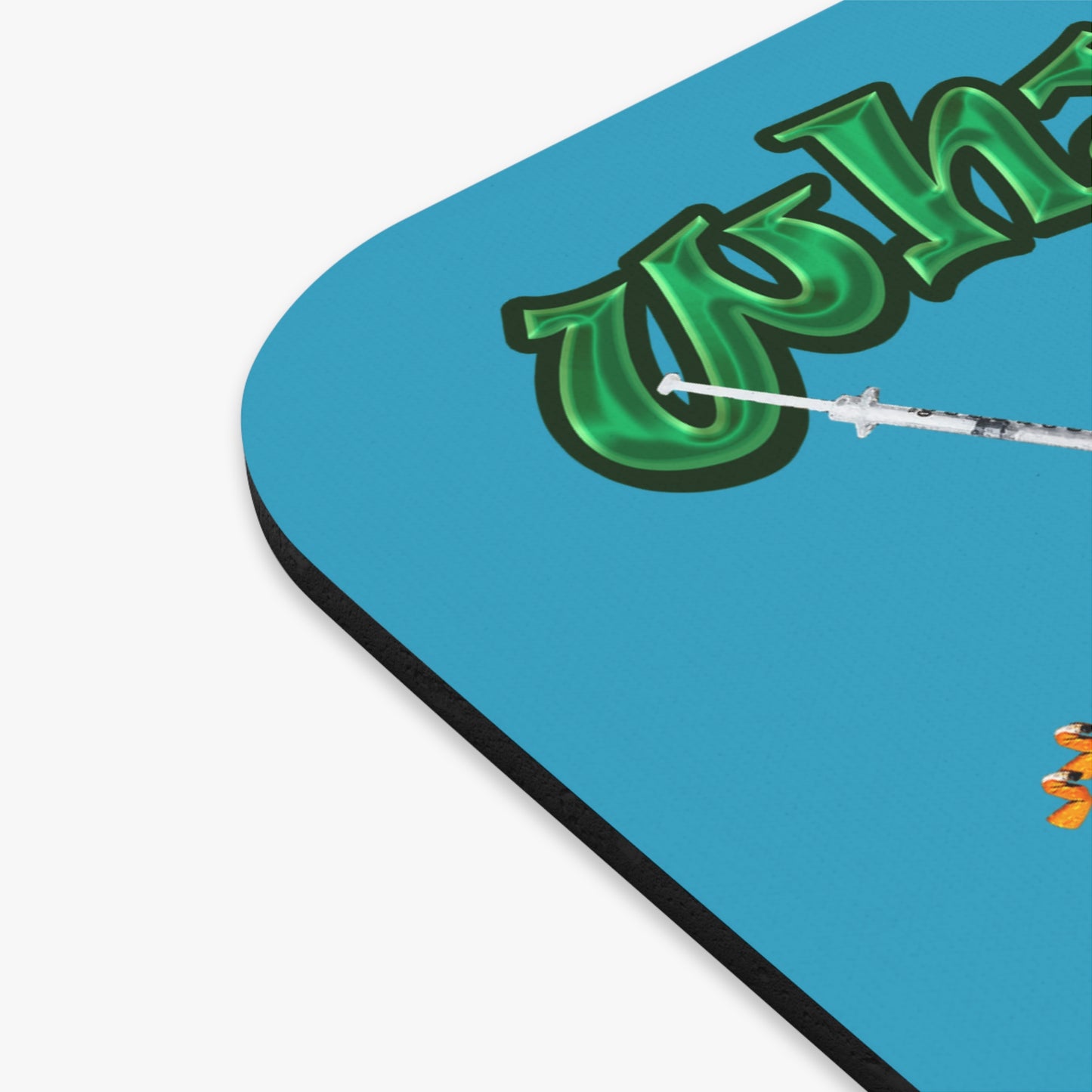 the bum's shit - Mouse Pad (Rectangle) (turquoise)